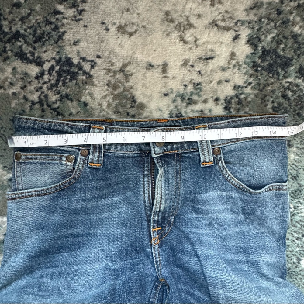 Size 28 Length 34 Nudie Jeans Women’s Faded Blue Denim Ripped Skinny Jeans - Picture 12 of 16